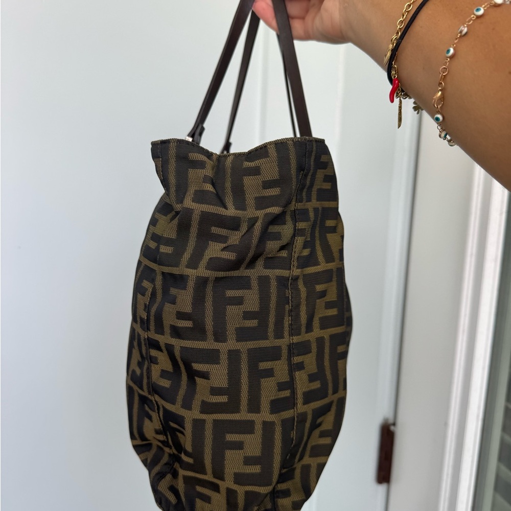 Fendi Vintage Zucca Monogram Canvas Tote with COA, authentic - Picture 7 of 17